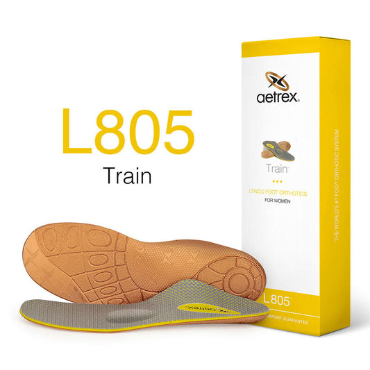 Aetrex Women's L805 Train Orthotics W/ Metatarsal Support