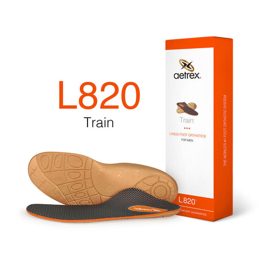 Aetrex Men's L820 Train Posted Orthotics